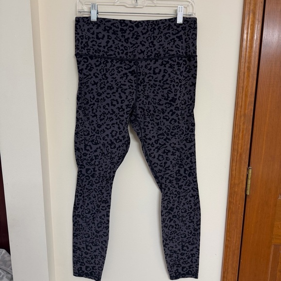Athleta Pants - Athleta Gray and Black Animal Print Leggings